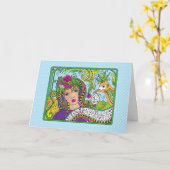 Een Schoon Leien Kaart (Gele Bloem)