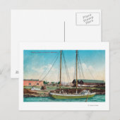 Een Schooner ScenePetaluma, CA Briefkaart (Voorkant / Achterkant)