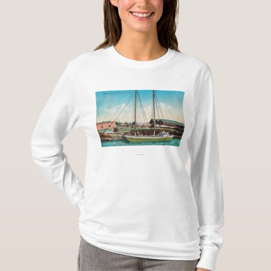 Een Schooner ScenePetaluma, CA T-shirt (Voorkant)