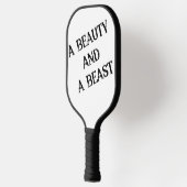 Een schoonheid en een beest pickleball paddle (Links)