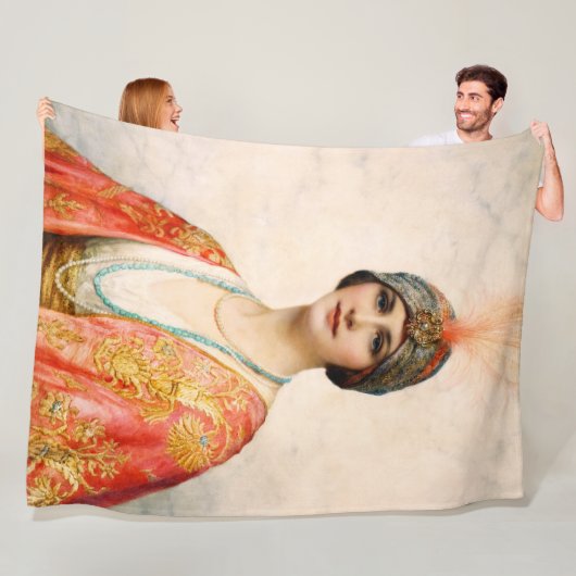 Een schoonheid in oostkust van William Wontner Fleece Deken (In situ)