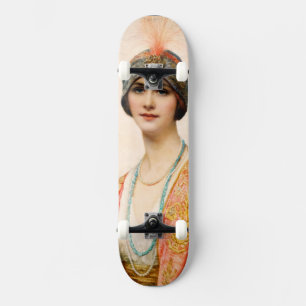 Een schoonheid in oostkust van William Wontner Persoonlijk Skateboard