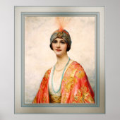 Een schoonheid in oostkust van William Wontner Poster (Voorkant)