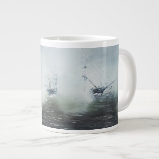 Een schoonmaakactie in de zee mist Kapitein Grote Koffiekop (Voorkant rechts)