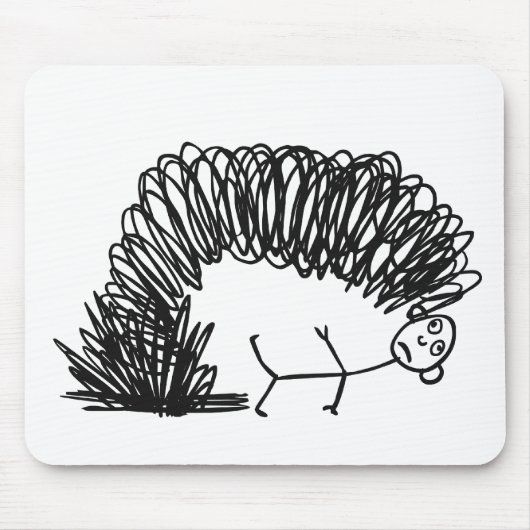 Een schoorsteentekening muismat (Voorkant)