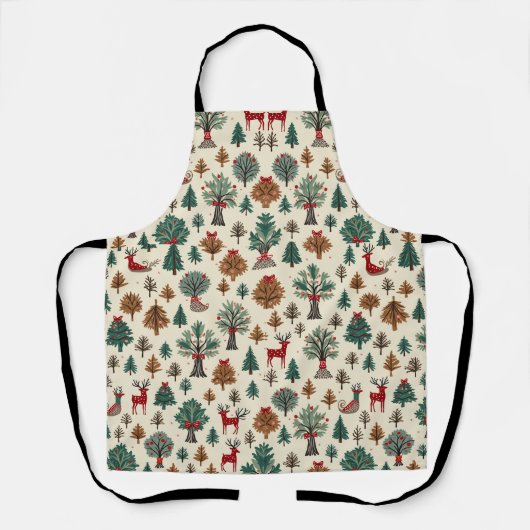 Een schort voor kerst (Voorkant)