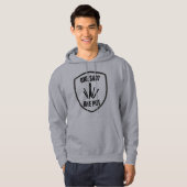 Eén Schot, Eén Pot Vissen Hoodie (Voorkant volledig)