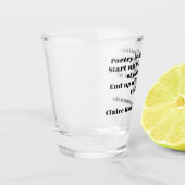 Een schot van Poetry Shot Glass Glas (Links)
