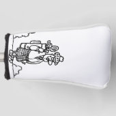 Een Schotse golfer Golfheadcover (Voorkant)