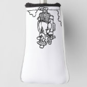 Een Schotse golfer Golfheadcover (Draai 90)