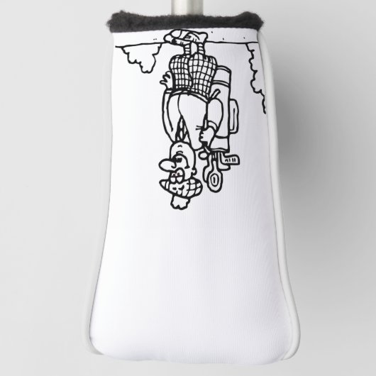 Een Schotse golfer Golfheadcover (Draai 90)