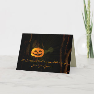 Een Schotse Halloween zegen Kaart