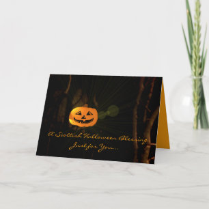 Een Schotse Halloween Zegen - Kaart