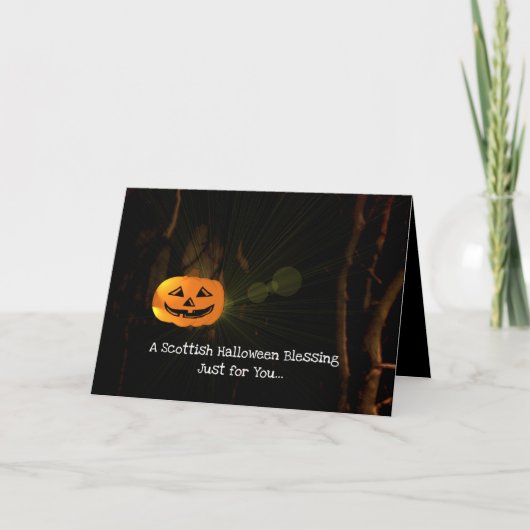 Een Schotse Halloween Zegen - Kaart (Voorkant)