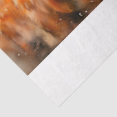 Een Schotse Hooglanders Koe Ontwerp Collectie 3 Tissuepapier (Detail)