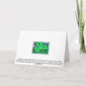 Een Schotse Kerstman Feestdagen Kaart (Achterkant)