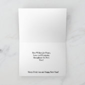 Een Schotse Kerstman Feestdagen Kaart (Binnen)