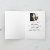 Een Schotse Vouw Kat Persoonlijkheid Verjaardag Di Kaart (Binnen)