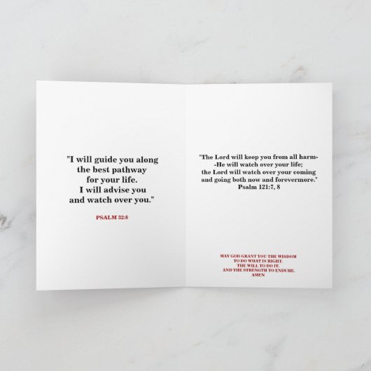 EEN SCHRIFT VOOR UW 1e VERJAARDAG Kaart (Binnen)