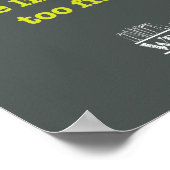 Een schrijver irriteren. poster (Hoek)