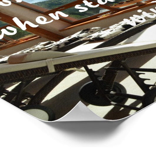 Een schrijver werkt... citaat van Burton Rascoe Poster (Hoek)