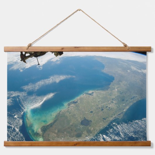 Een schuine Florida, aan de zuidoostelijke kust Hangend Wandkleed (Voorkant)