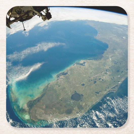 Een schuine Florida, aan de zuidoostelijke kust Kartonnen Onderzetters (Voorkant)