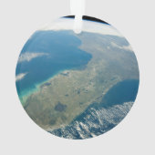 Een schuine Florida, aan de zuidoostelijke kust Ornament (achterkant)