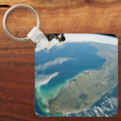 Een schuine Florida, aan de zuidoostelijke kust Sleutelhanger (Voorkant)