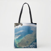 Een schuine Florida, aan de zuidoostelijke kust Tote Bag (Voorkant)