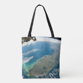 Een schuine Florida, aan de zuidoostelijke kust Tote Bag (Achterkant)