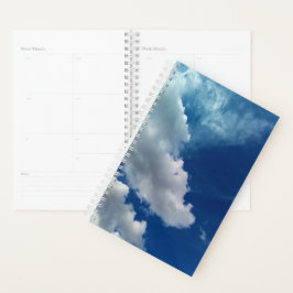 Een schuine wolk planner
