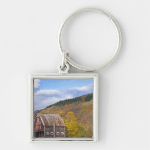 Een schuur in Vermont's Green Mountains. Hancock,  Sleutelhanger