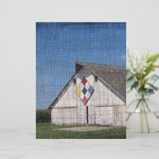 Een schuur met een watje (Staand voorkant)