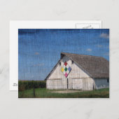 Een schuur met een watje briefkaart (Voorkant / Achterkant)