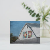 Een schuur met twee watten briefkaart (Staand voorkant)