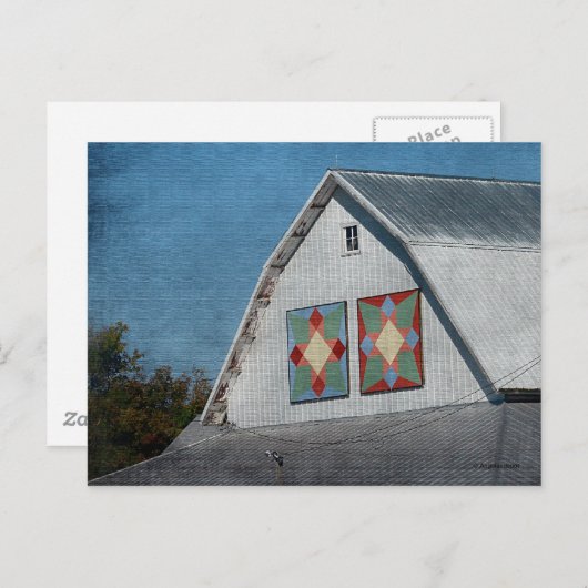 Een schuur met twee watten briefkaart (Voorkant / Achterkant)