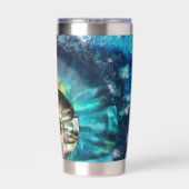 Een sci-fi uitzicht van een mysterieus universum geïsoleerde drinkbeker (Achterkant)