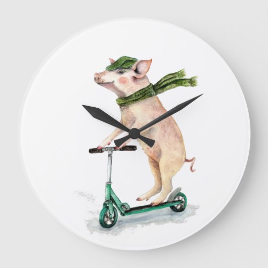 Een scooter maken grote klok (Voorkant)
