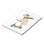 Een scooter maken notitieblok (Linkerzijde)