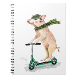 Een scooter maken notitieboek