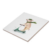 Een scooter maken tegeltje (Zijkant)