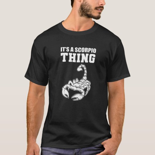 Een Scorpio-denkende persoon T-shirt (Voorkant)