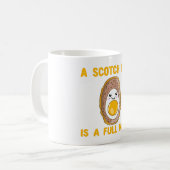 Een Scotch Egg is een volkorenvlees - Schots ei ui Koffiemok (Voorkant links)