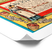 Een Scott-Map van Boston, Massachusetts Poster (Hoek)