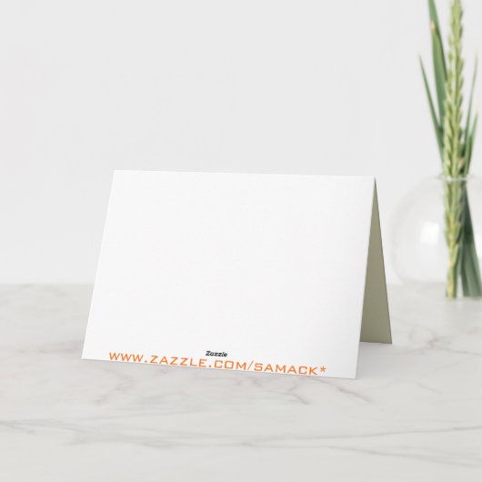 Een Scottish Halloween Blessing Kaart (Achterkant)