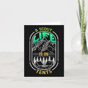 Een scout leven is in tenten - Camping Wandelen Le Kaart