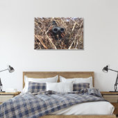 Een scout-waarnemer oefent observatietechniek 2 canvas afdruk (Insitu (Slaapkamer))