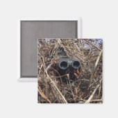 Een scout-waarnemer oefent observatietechniek 2 magneet (Voorkant / Achterkant)