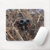 Een scout-waarnemer oefent observatietechniek 2 muismat (Met muis)